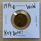 100% Genuine 1914 D Wheat Cent!!!