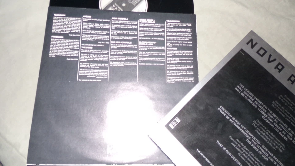 LAIBACH Nova Akropola LP vinyl Wax Trax Records WAX 7080 original US 1985 EX-NM - Image 4 of 4