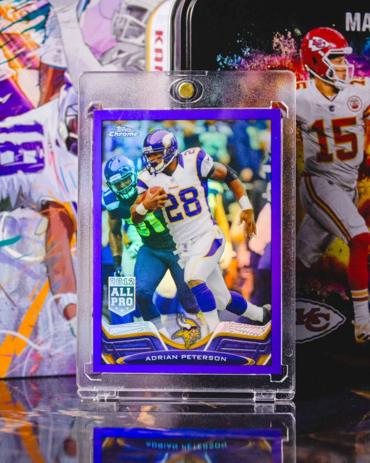 2013 Topps Chrome #100 Adrian Peterson Purple Refractor /499