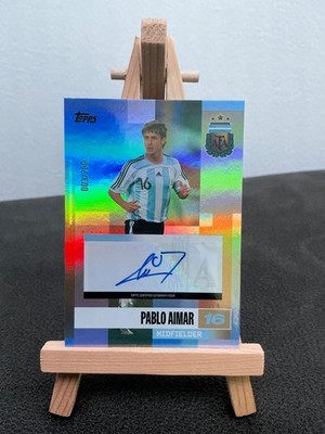 Pablo Aimar Auto 003/250 Topps Argentinien Team Set 2024 Legend