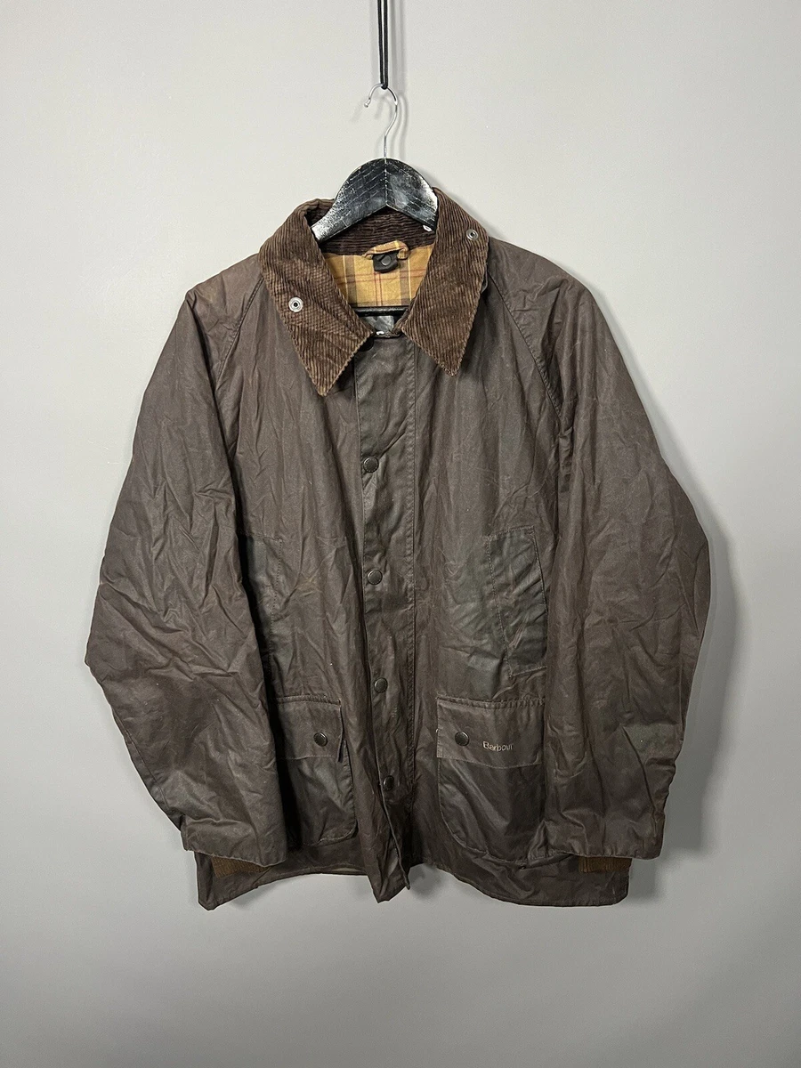 BARBOUR BEDALE WAX Jacket C42 107CM Large Brown Great Condition Men s