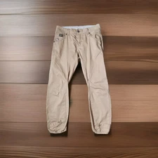 G Star Women's Arc Loose Tapered Cargo Chino Style Combat Trousers.Beige W27 L32