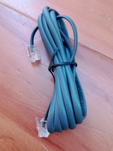 NEW Dell Modem RJ11 Phone Line 73" Lenght Flexible Adapter Cable - 82UXX - Picture 2 of 3