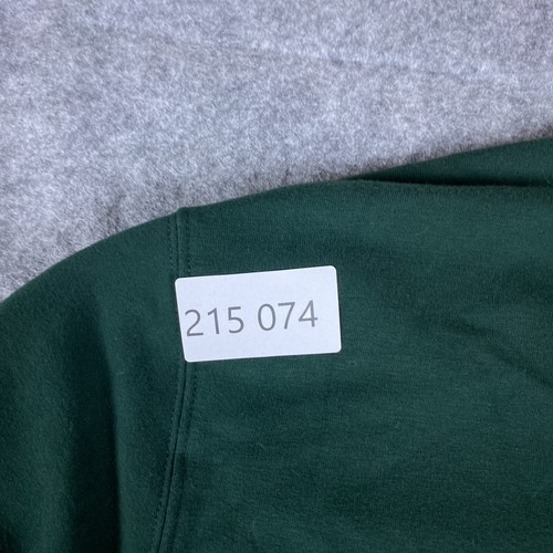 LL Bean Sweatshirt Mens XL Green Brown Colorblock Comfort Camp Crewneck Outdoors - Picture 10 of 10