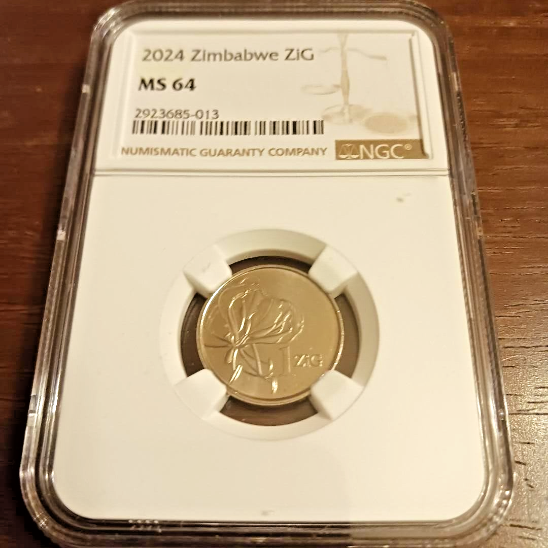 2024 Zimbabwe 1 ZiG Coin MS 64 | eBay