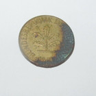 1950 West Germany Coin 10 Pfennig Bronze Circulated Bundesrepublik — photo 2