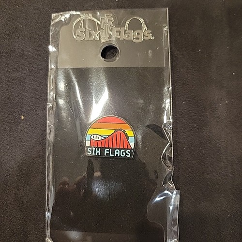 Six Flags Great America Lapel Pin Goliath American Eagle The Demon Whizzer - Picture 5 of 5