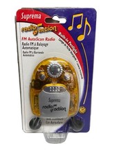 Suprema Radio Action FM Autoscan Radio Orange Built in Penlight Brand New