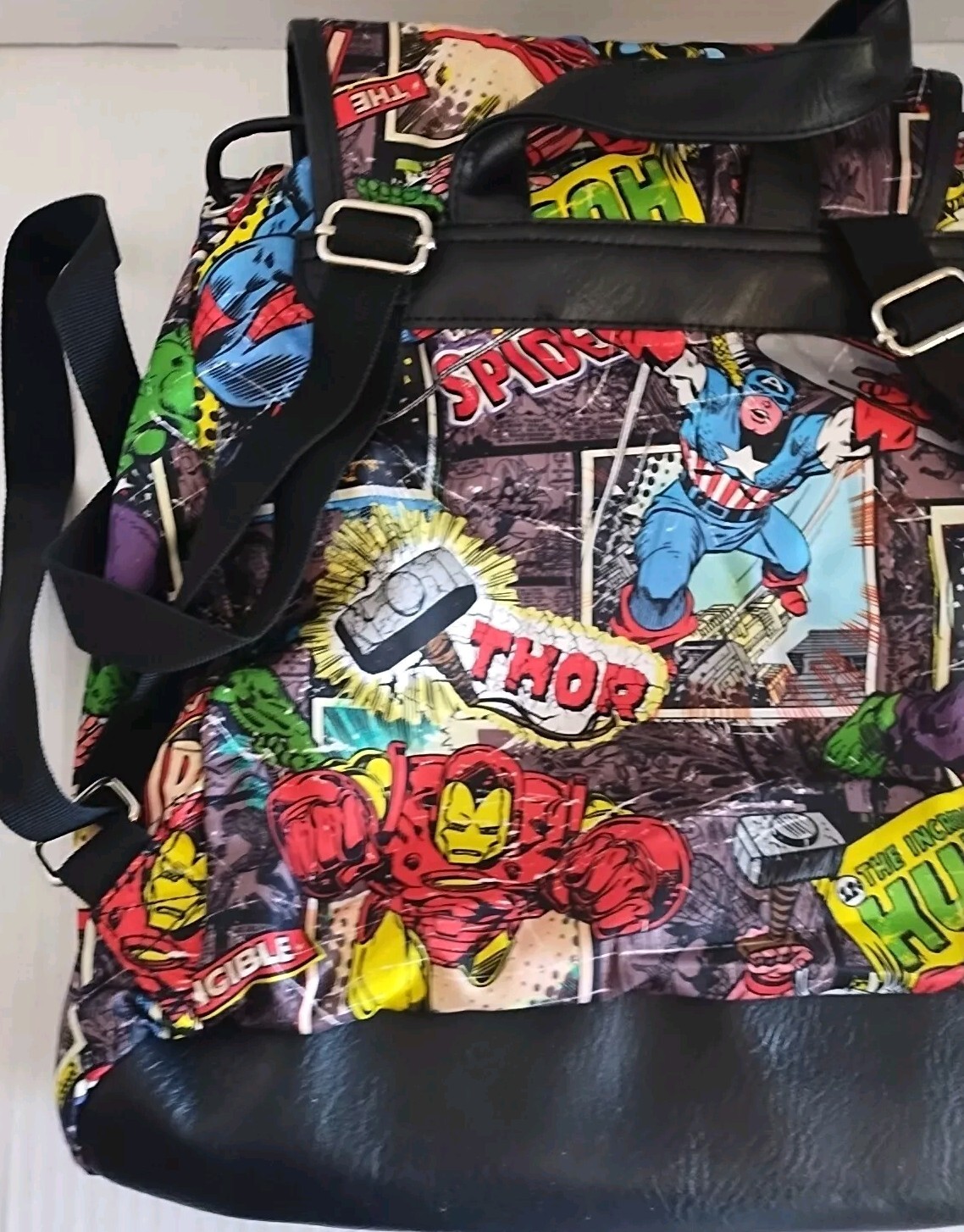 Marvel Comic Book Backpack Drawstring Rucksack Av… - image 8