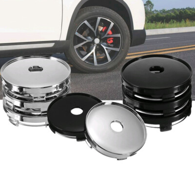 4x 60mm Car Wheel Tire Rim Center Hub Caps Cover Decoration ABS