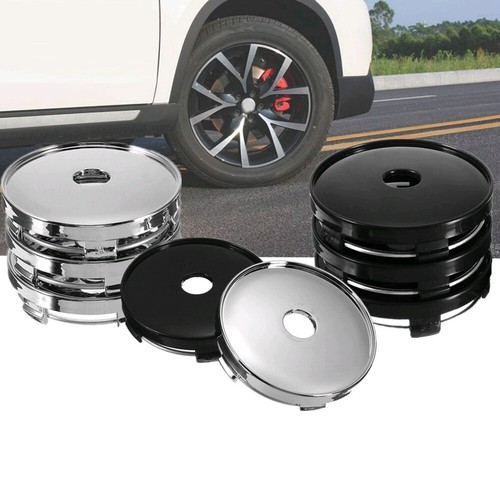 4x 60mm Car Wheel Tire Rim Center Hub Cap Cover Decoration Car Accessories - Picture 5 of 12