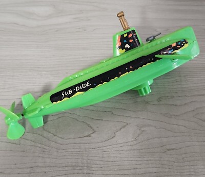 Wind Up Sub Dude Green Submarine Working Condition WR1