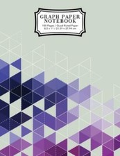 Graph Paper Notebook: Purple Grid Boxes - Grid Paper Composition Notebook, ...