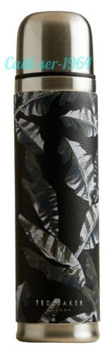 Ted Baker Leaf Stainless Steel Flask Double Wall Insulated Thermos Flask NEW - Picture 15 of 24