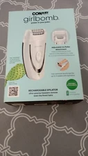 Conair Girlbomb Rechargeable Epilator with Ice Roller Attachment ***BRAND NEW***