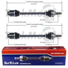 Surtrack Front CV Axle Shaft Kit for 2004 Subaru Impreza WRX STI Sedan