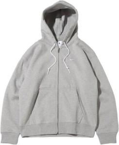 Solo Swoosh Full-Zip Hooded Sweatshirt GREY DR0403-063 XL