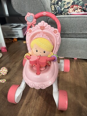Fisher-Price Princess Stroll Along Musical Baby Walker Dolls