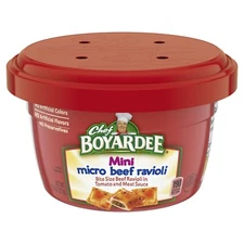 Chef Boyardee Mini Micro Beef Ravioli 🍝 Microwave Food, 7.5 OZ  (12 Bowls)