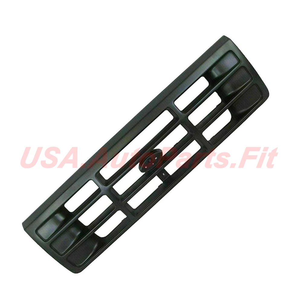 Fits 1992-1996 Ford F150 F250 F350 Pickup Bronco Front New Grille Painted Black - Imagem 3 de 4