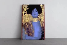 Gustav Klimts Judith I Blue Version and The Head of Holofernes Reproduction Mode