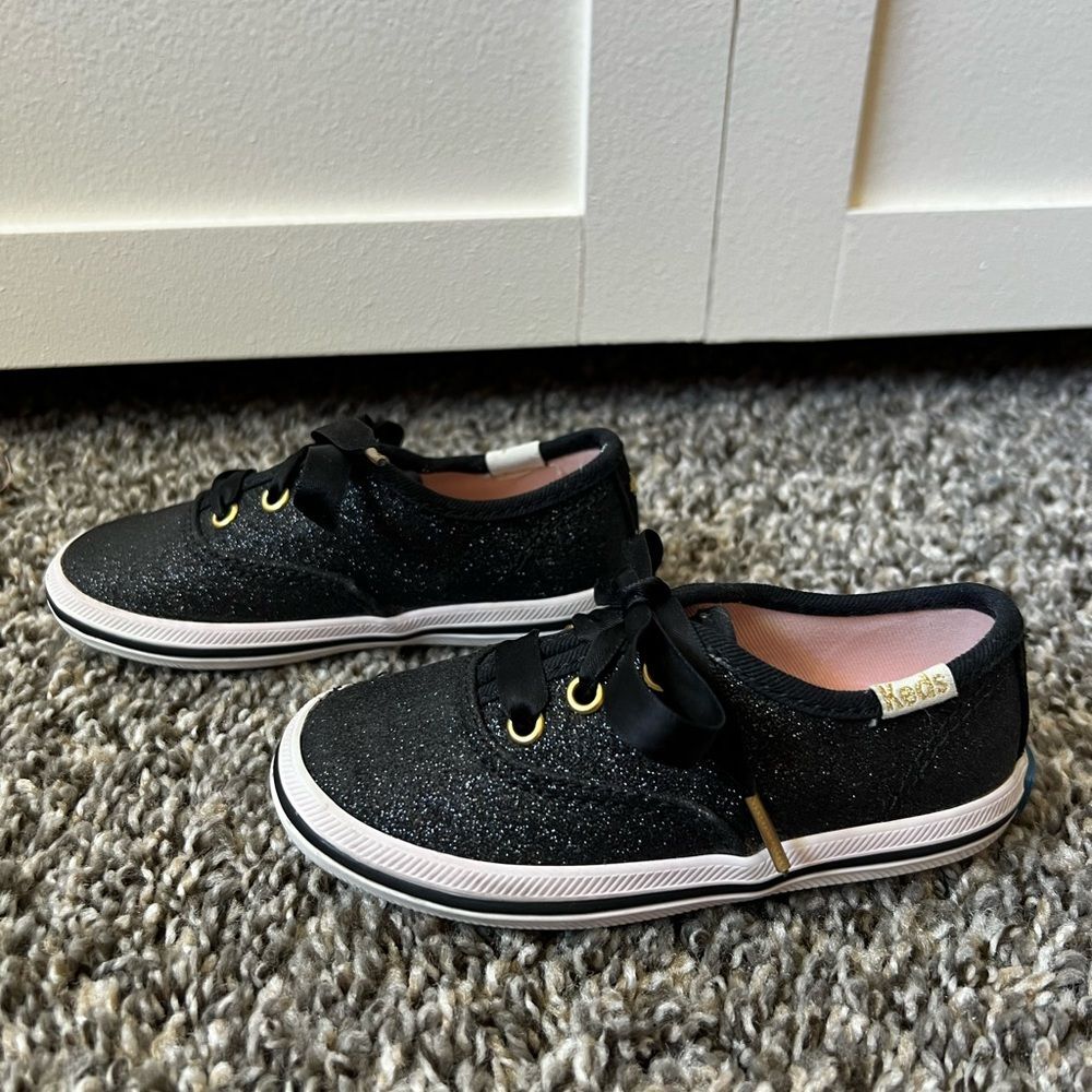 Kate Spade x Keds Champion Glitter Black Sneakers Toddler Shoes Size 6 thumbnail 2