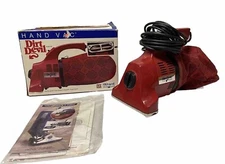 VTG Dirt Devil Vacuum #103 Hand Held OEM Box Inserts Made In USA Book Manual