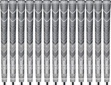 Golf Pride MCC Plus4 Gray Midsize Grip - Set of 13 - 1 Hybrid Grip in Golf 