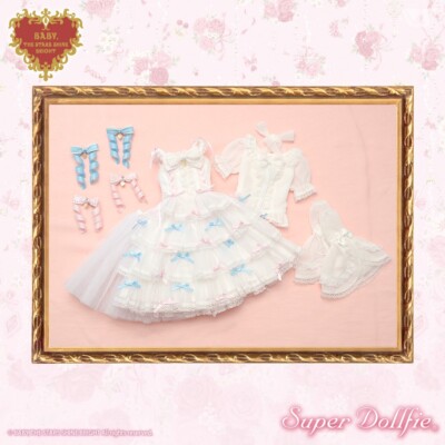 Volks SUPER DOLLFIE meets BABY THE STARS SHINE BRIGHT Eternal Ribbon JumperSkirt