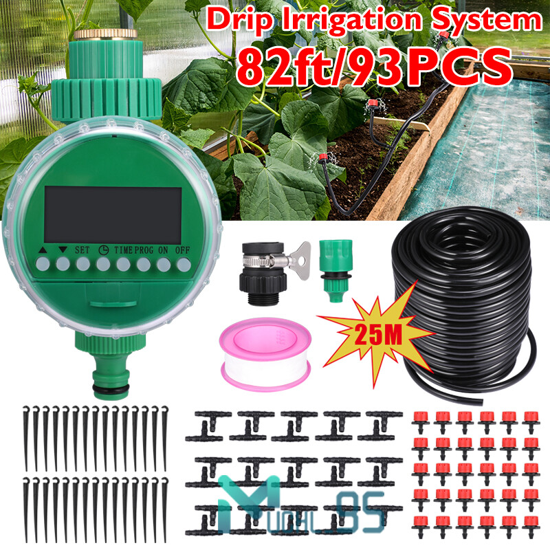 Kit de sistema de riego por goteo Aspersor de riego auto para plantas de jardín