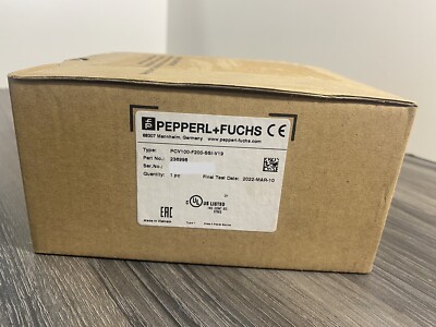 New 2022 Pepperl + Fuchs PCV100-F200-SSI-V19 Optical Reading Head PN 236998 -USA