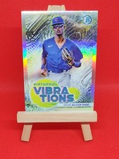 2022 Bowman chrome Virtuosic vibrations Kevin Alcantara Chicago Cubs VV-11