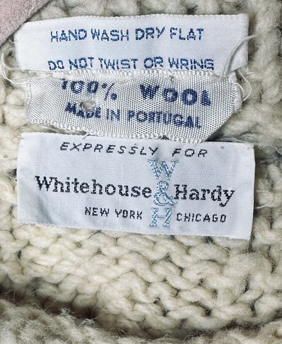 White House And Hardy Fisherman’s Wool Sweater Size Approximately Medium - Picture 4 of 4