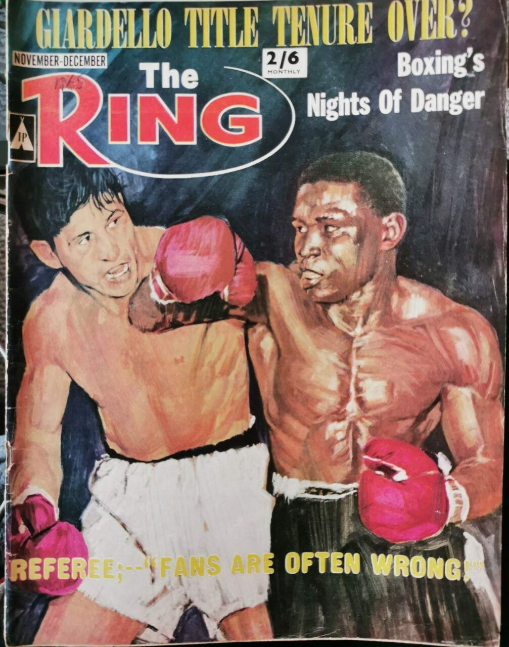THE RING BOXING MAGAZINE 1965 NOV a DEC - BUEN ESTADO