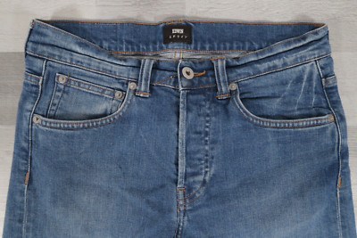 Men's EDWIN ED-80 Stretch Slim Tapered Blue Jeans W28 L29