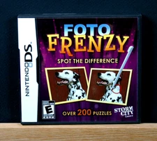 FOTO FRENZY  -  CASE AND MANUAL  ONLY NO GAME (Nintendo DS )