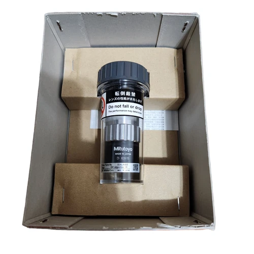Mitutoyo 02ALA400 1X/0.055 QV Objective Lens f100 Objective Lens New Unused