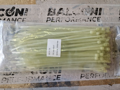 Fascette resistenti al calore 200mm 200x3.6 Automotive 120°C 100 Pezzi - Imagen 2 de 4