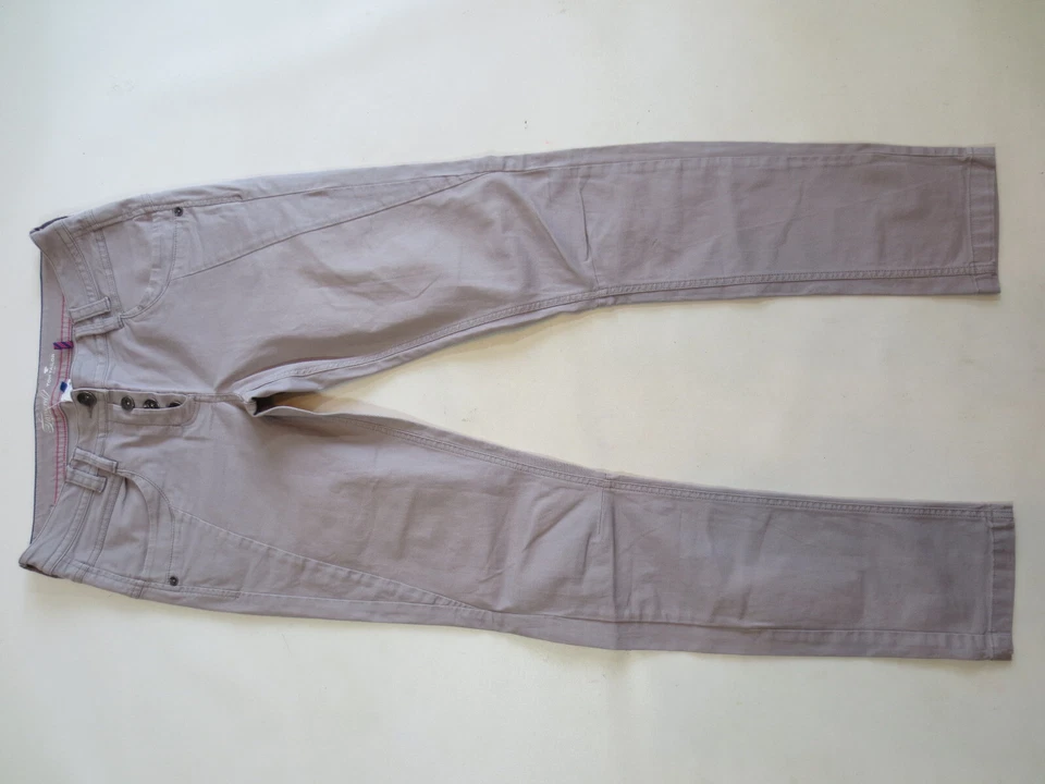 TOM TAILOR Stretch-Hose tapered relaxed Twill-Jeans boyfriend Gr.36 hell-grau /K - Image 2 of 4