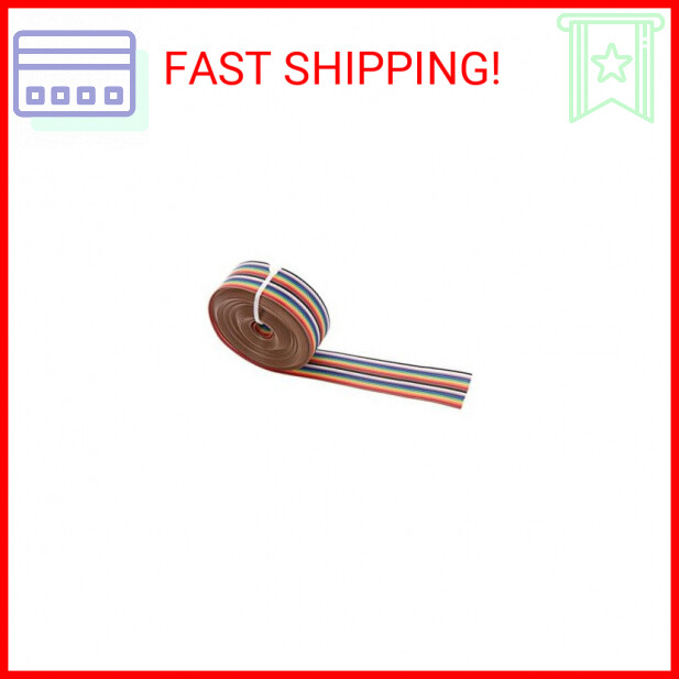 Cavo a nastro piatto a colori arcobaleno da 1,27 mm, cavo a nastro piatto cavo passo 40P
