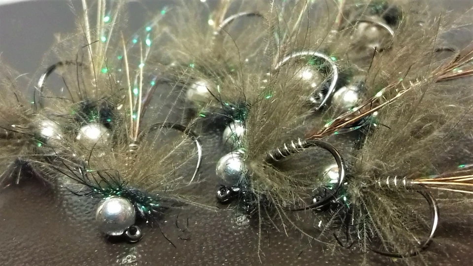 Äschenfliegen (schwarz Spezial) Gr. 14 Hanak 450Bl 10 Stück