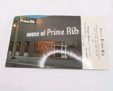 HOUSE OF PRIME RIB -VAN NESS AVE - SAN FRANCISCO - CALIFORNIA -UNPOSTED POSTCARD