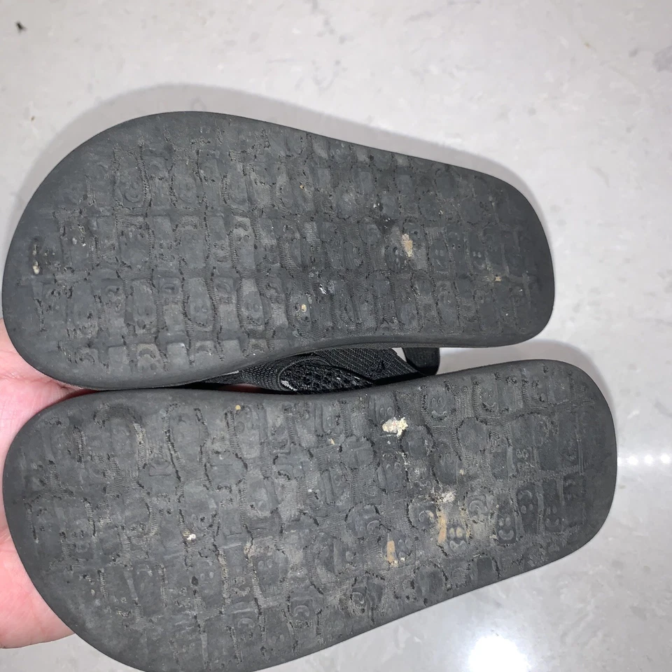 SANUK ребенка ясельного возраста йога коврик сандалии девочек унисекс размер 8 стрингов шлепанцы слинга - Изображение 4 из 4