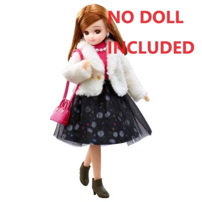 Takara Tomy Licca Chan Dress Clothes - LW-17 Fluffy Elegance Set