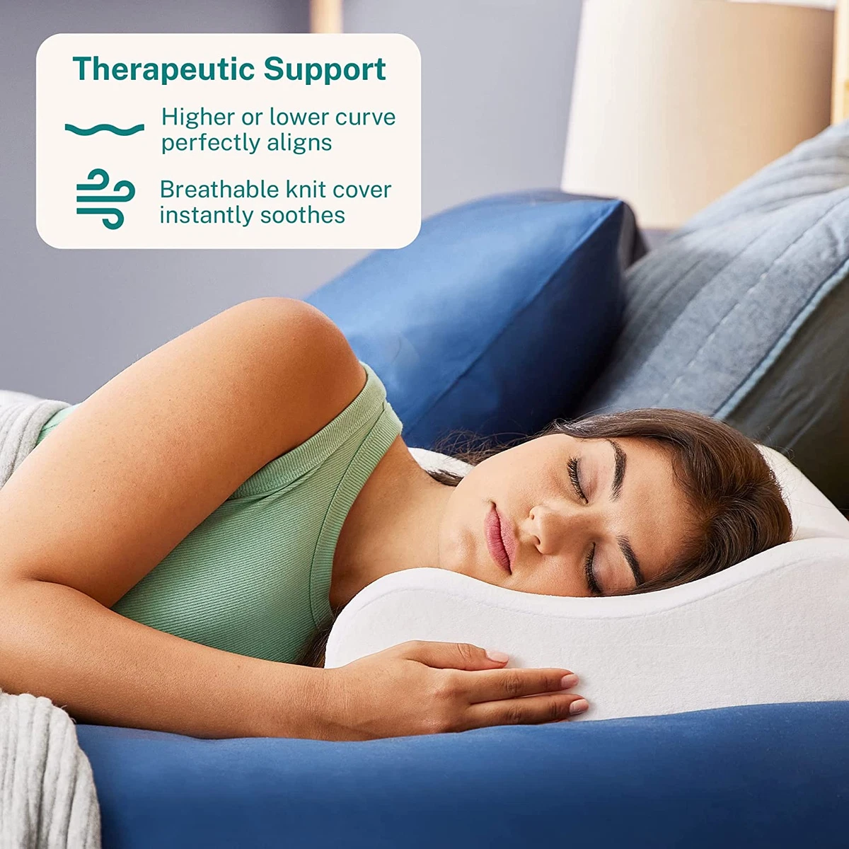 Therapeutic top foam pillow