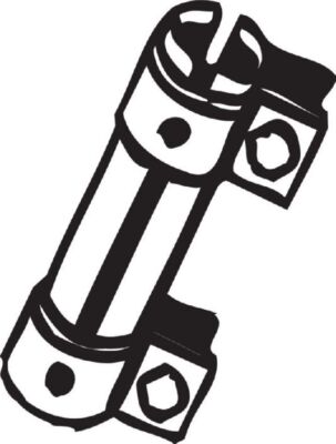 BOSAL 265-459 Rohrverbinder für AUDI