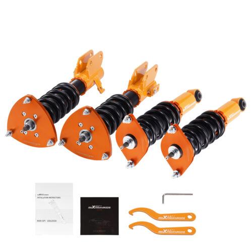 24 Level Damper Adjustable Coilovers For Subaru WRX & STI 15-21 Struts Absorbers - Picture 3 of 13