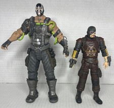 Lote de figuras sueltas DC Direct Batman Arkham City/Origins Bane & Deadshot