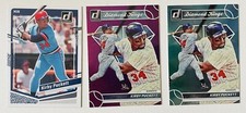 2023 Donruss Kirby Puckett Diamond Kings Holo Purple/Blue & Base Minnesota Twins