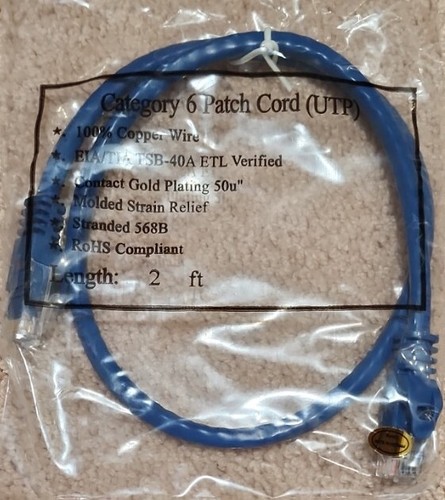 New GearIT 20-Pack Cat6 Patch, 2 Feet Cat 6 Ethernet Cable Snagless Flexible - Picture 3 of 3